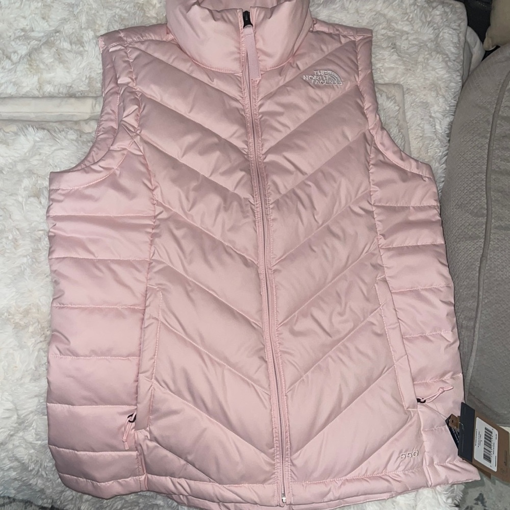 The North Face Pink Puffer Vest